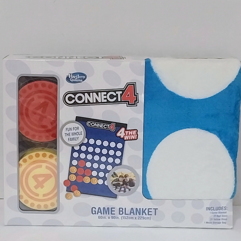 Hasbro Connect 4 Game Blanket